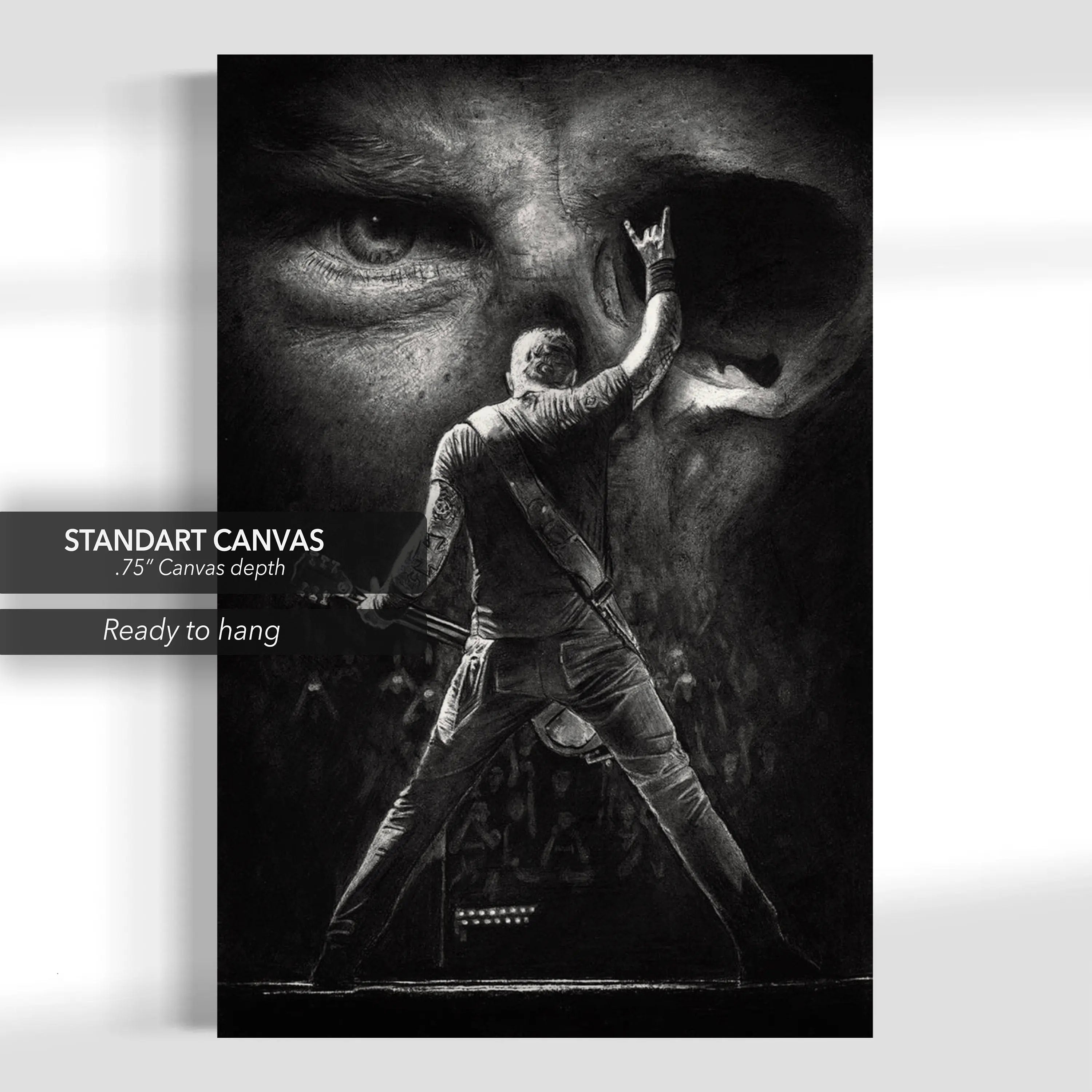 James Hetfield - Metallica Canvas Wall Art | Poster Print - Canvastoria