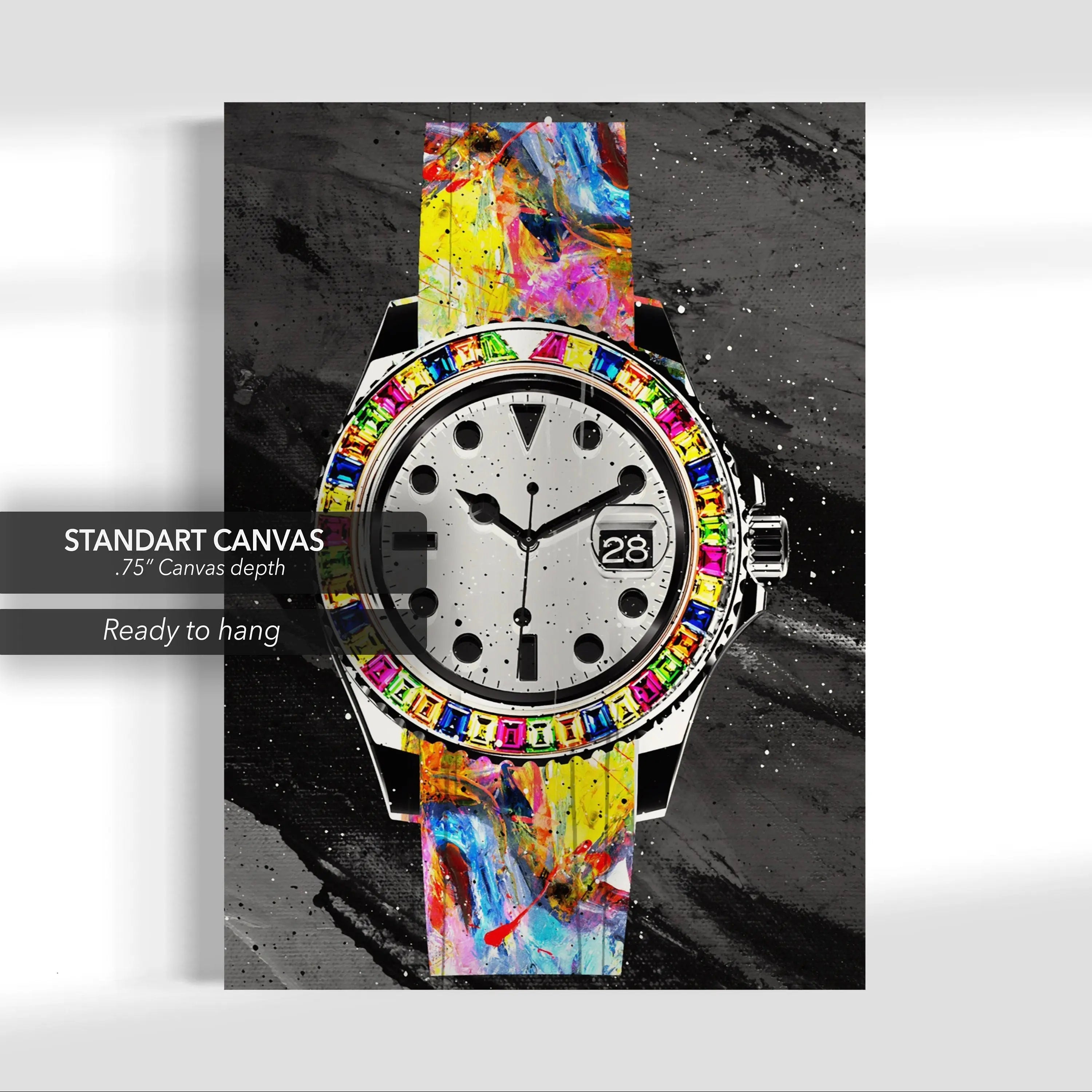 Rolex Time Piece Canvas Wall Art | Poster Print - Canvastoria