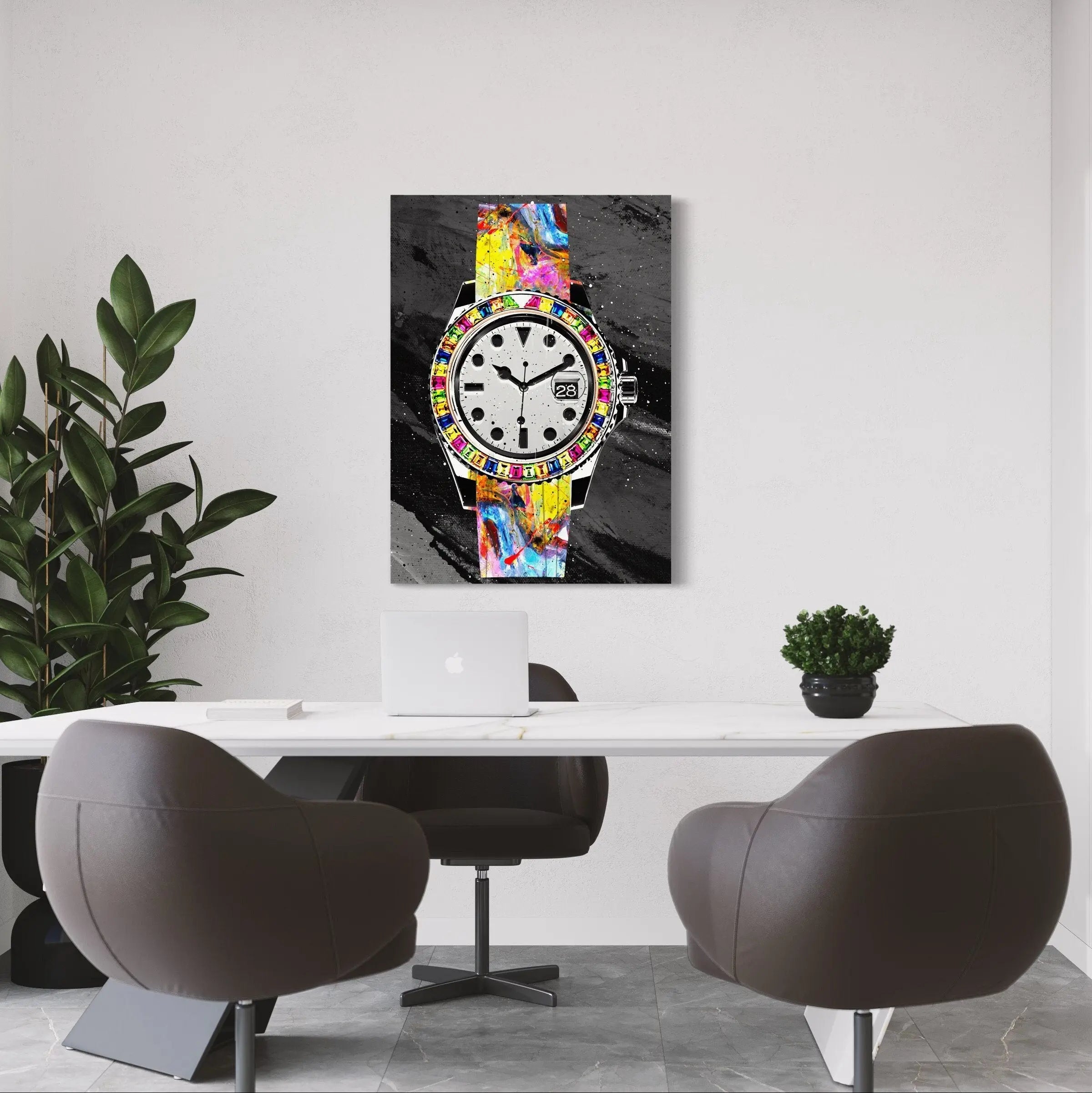 Rolex Time Piece Canvas Wall Art | Poster Print - Canvastoria