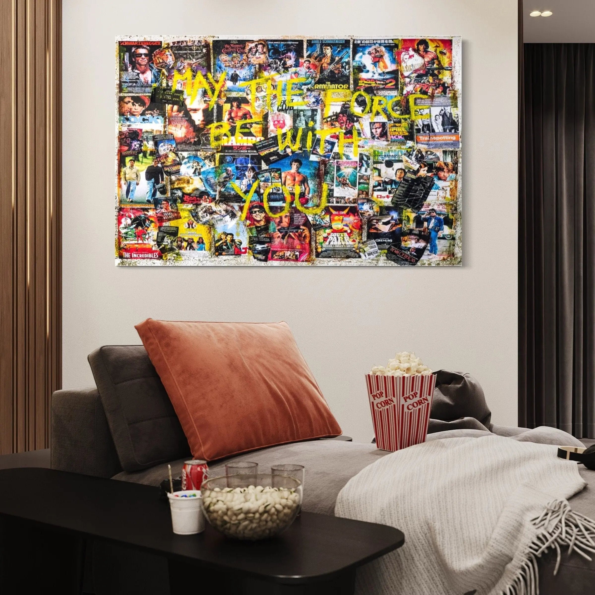 May The Force Be With You Canvas Wall Art | Poster Print Canvastoria