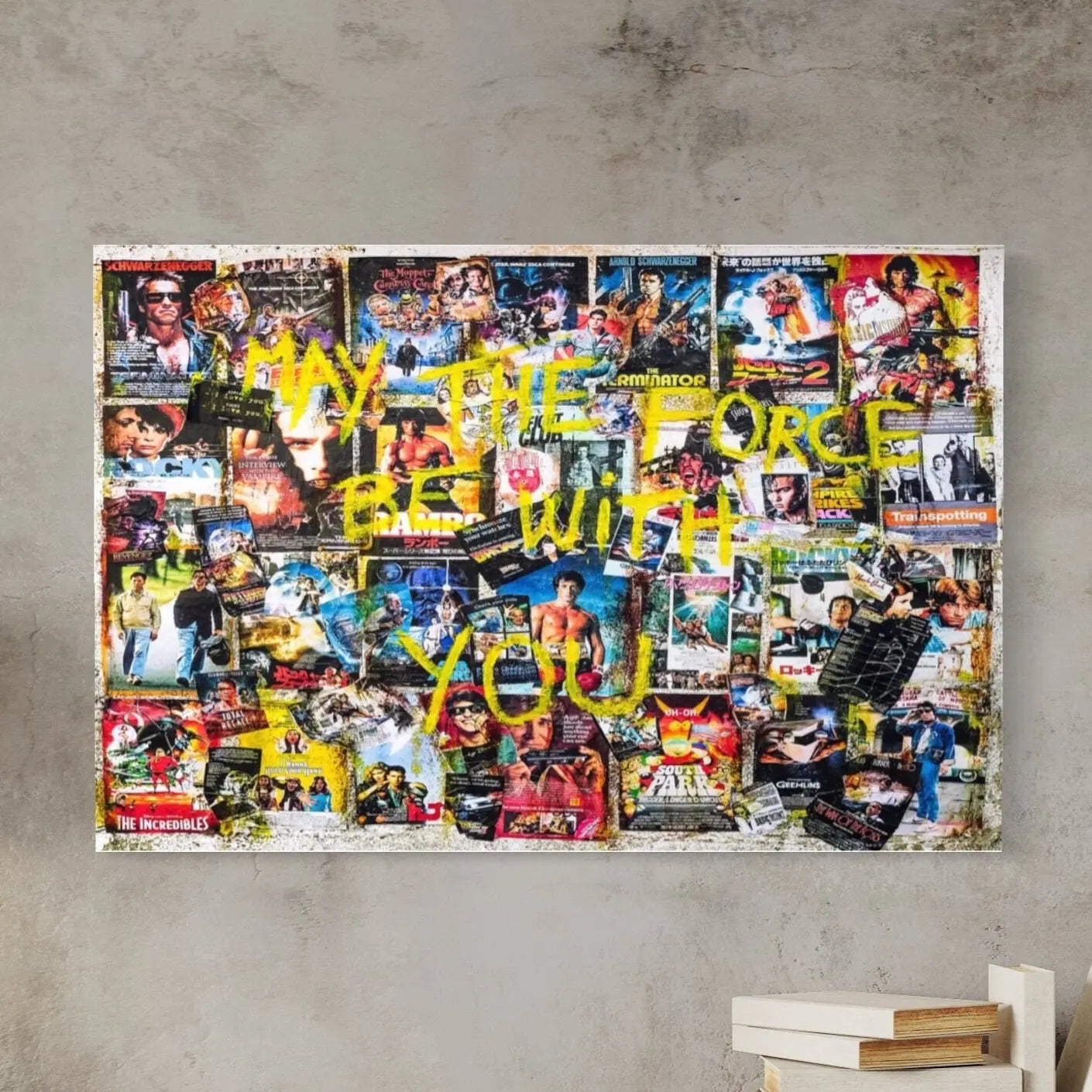May The Force Be With You Canvas Wall Art | Poster Print Canvastoria