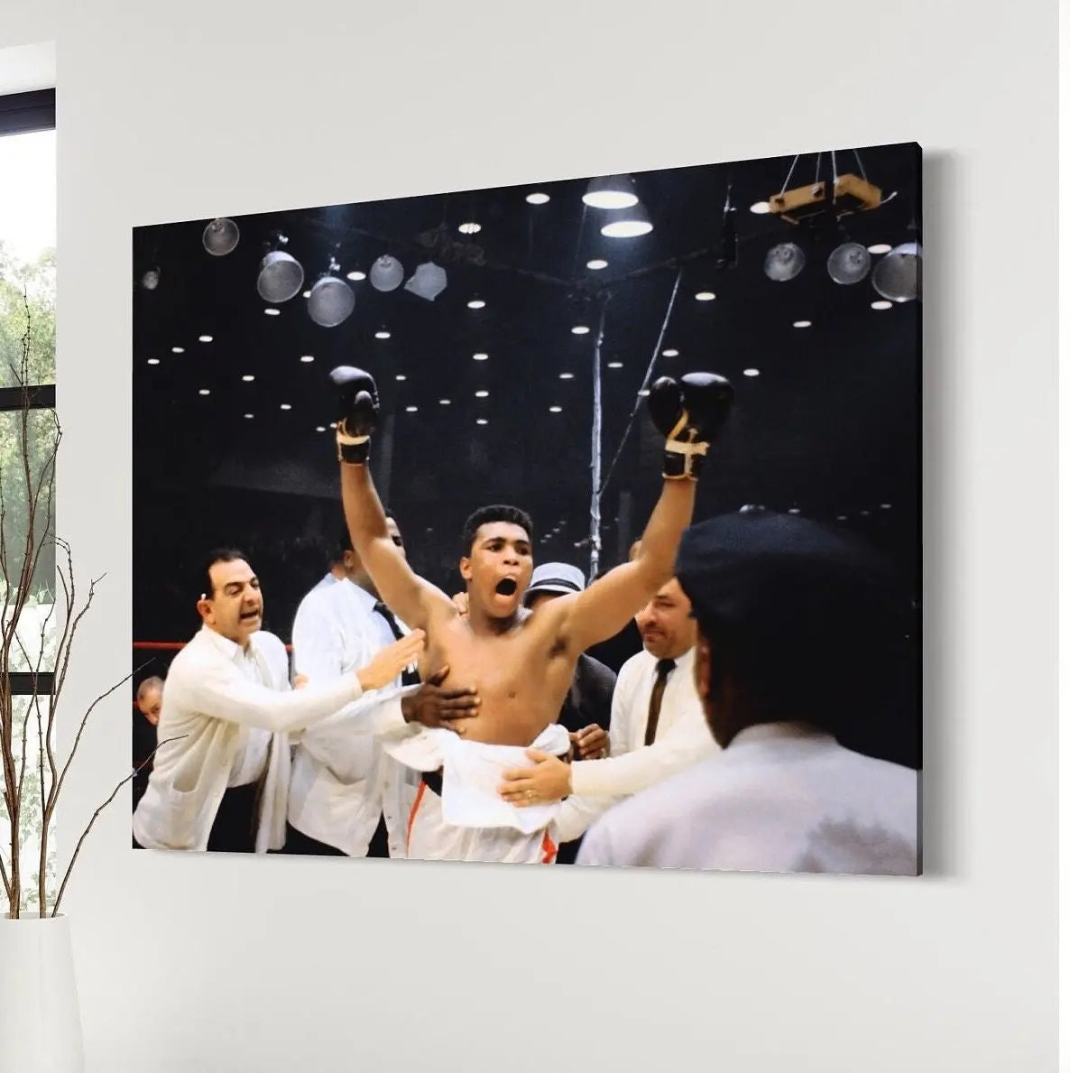 Muhammad Ali 'Victory' Canvas Wall Art | Poster Print Canvastoria