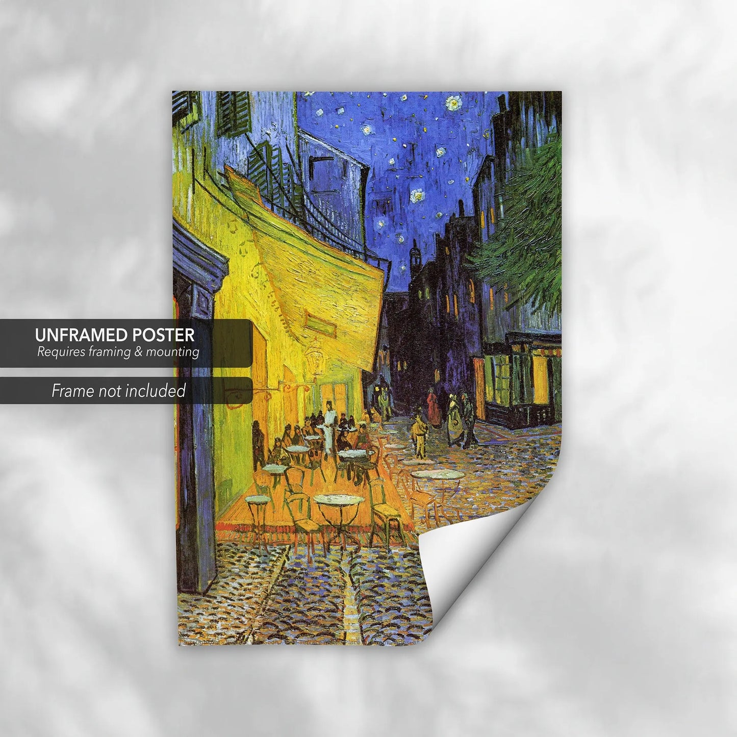 Vincent van Gogh 'Cafe Terrace' 1888 Canvas Wall Art | Poster Print Canvastoria