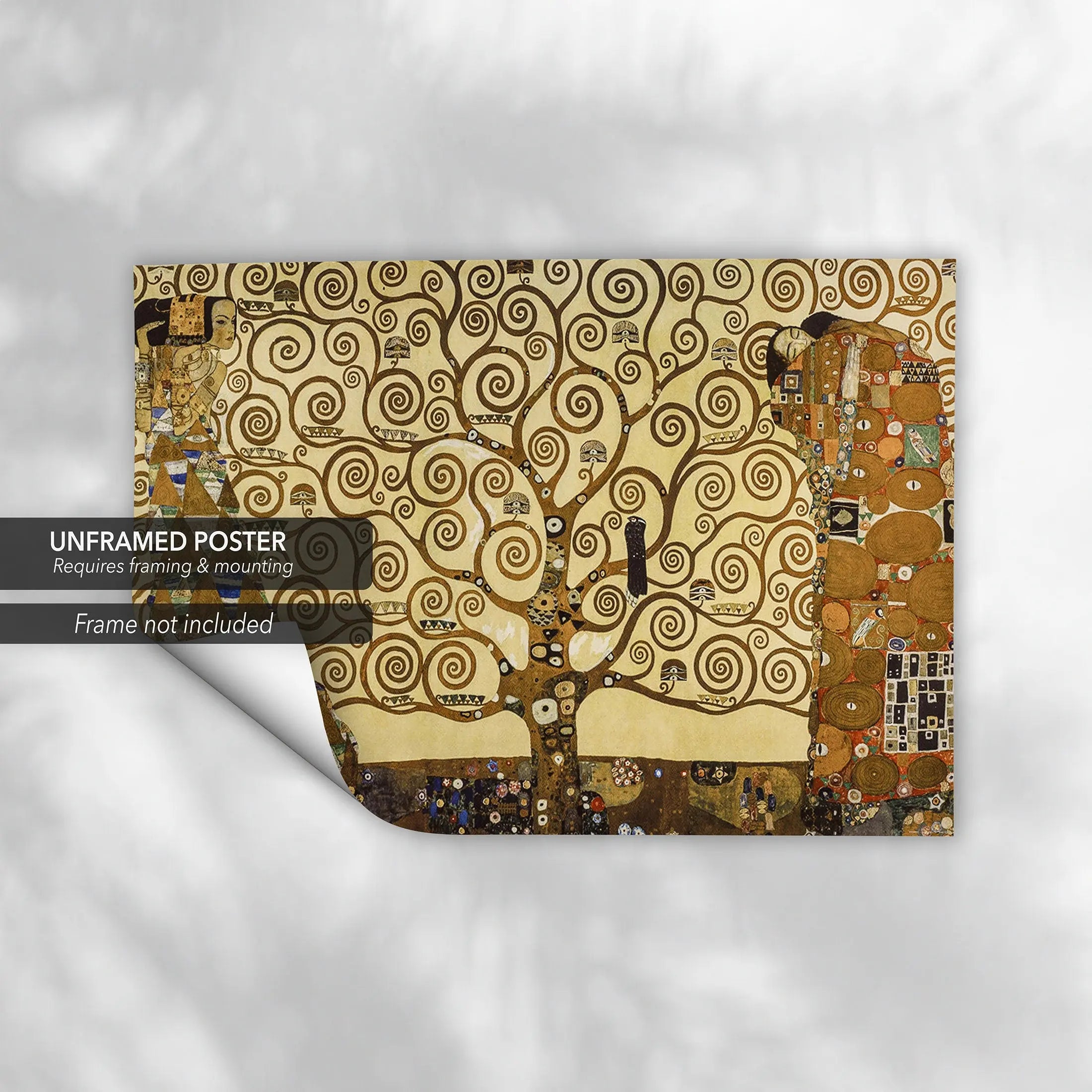 Gustav Klimt 'The Tree of Life' 1905 Canvas Wall Art | Poster Print Canvastoria