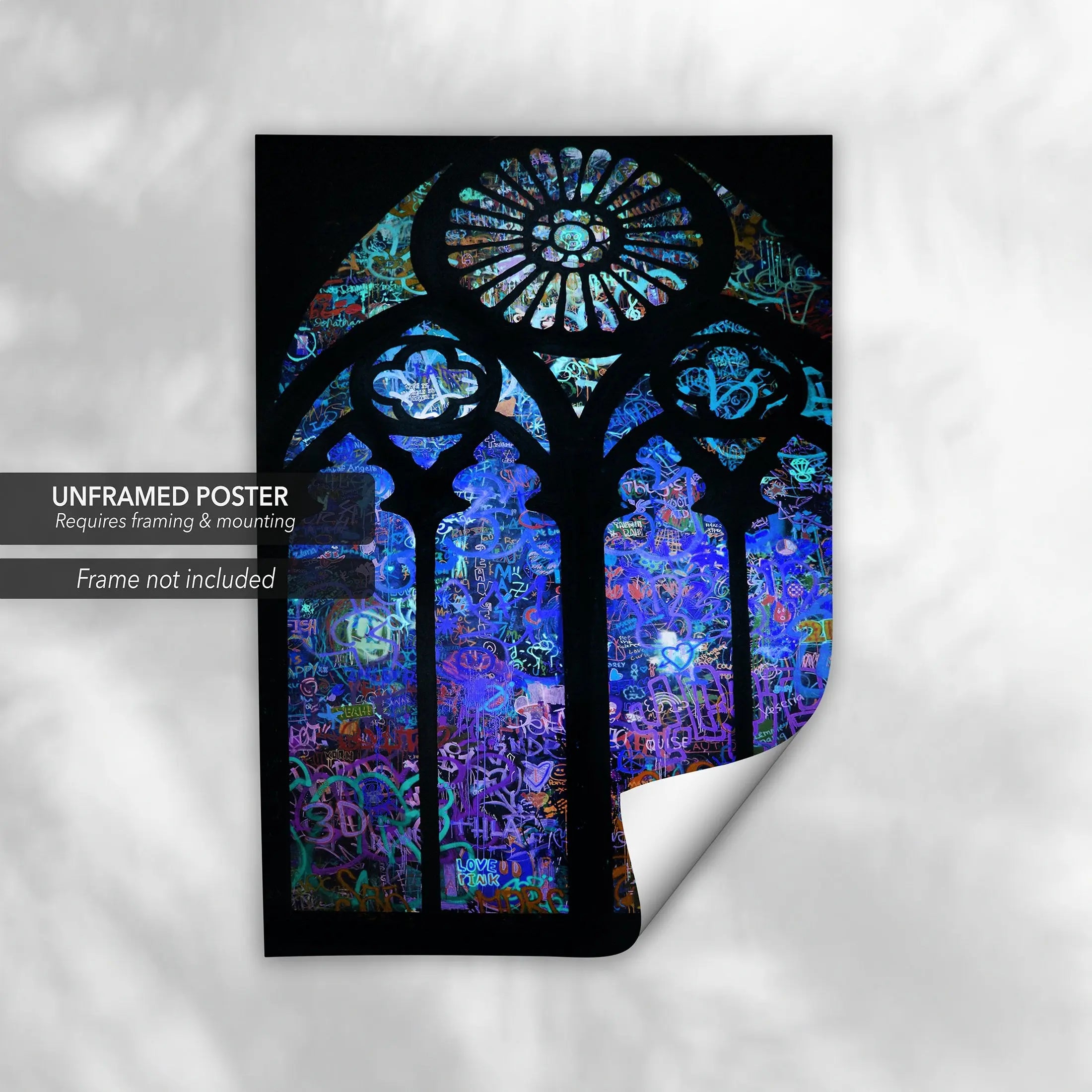 Urban Cathedral by Banksy Canvas Wall Art | Poster Print Canvastoria