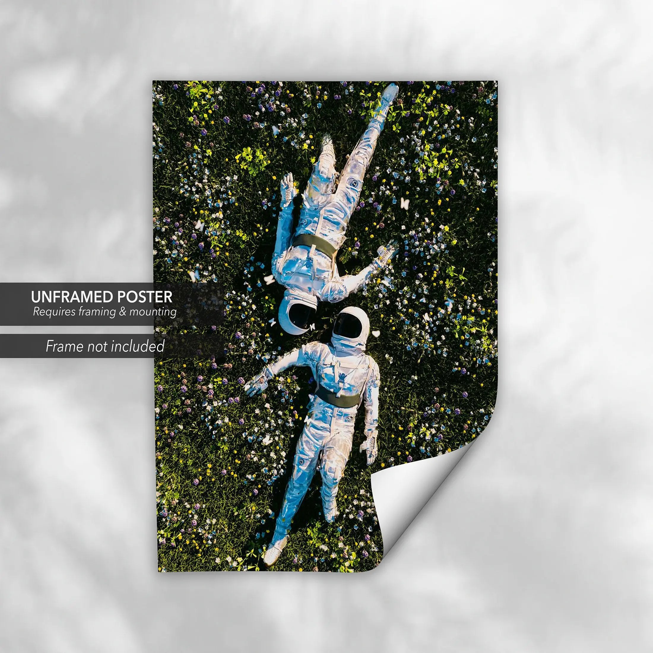 Astro 'Love in Flowers' Canvas Wall Art | Poster Print - Canvastoria