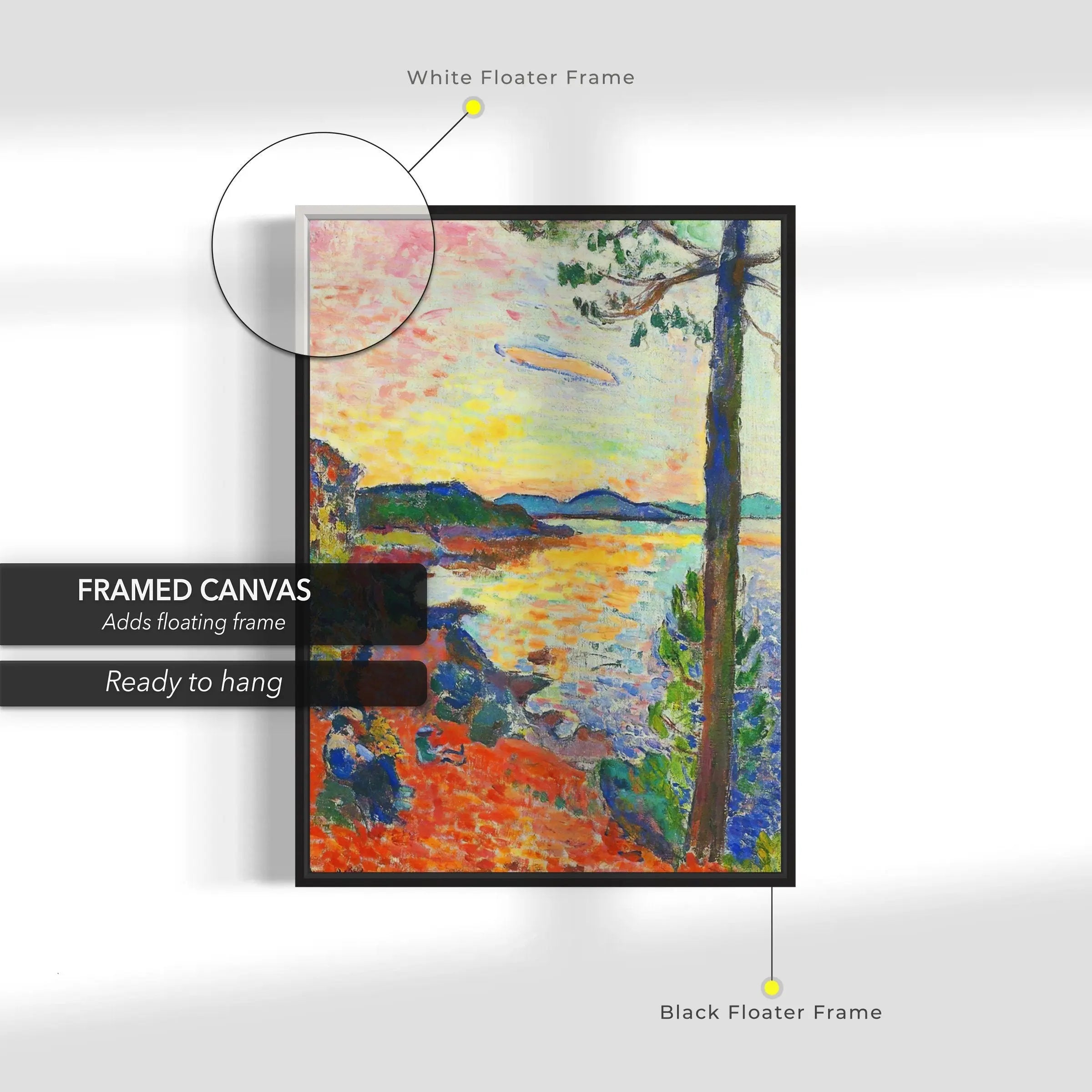 Henri Matisse 'The Gulf of Saint Tropez' Canvas Wall Art | Poster Print - Canvastoria