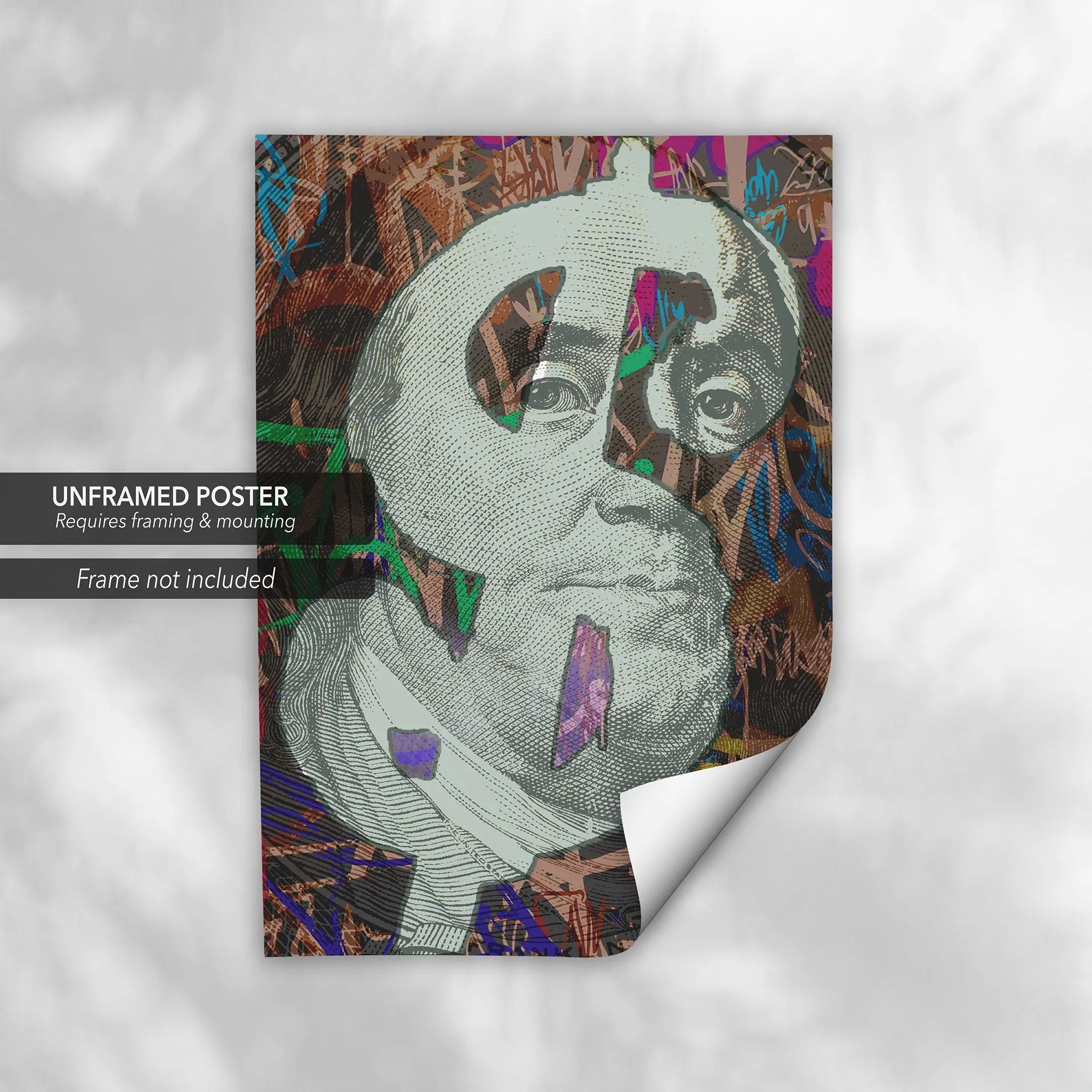 Benjamin Money Boss Canvas Wall Art | Poster Print Canvastoria