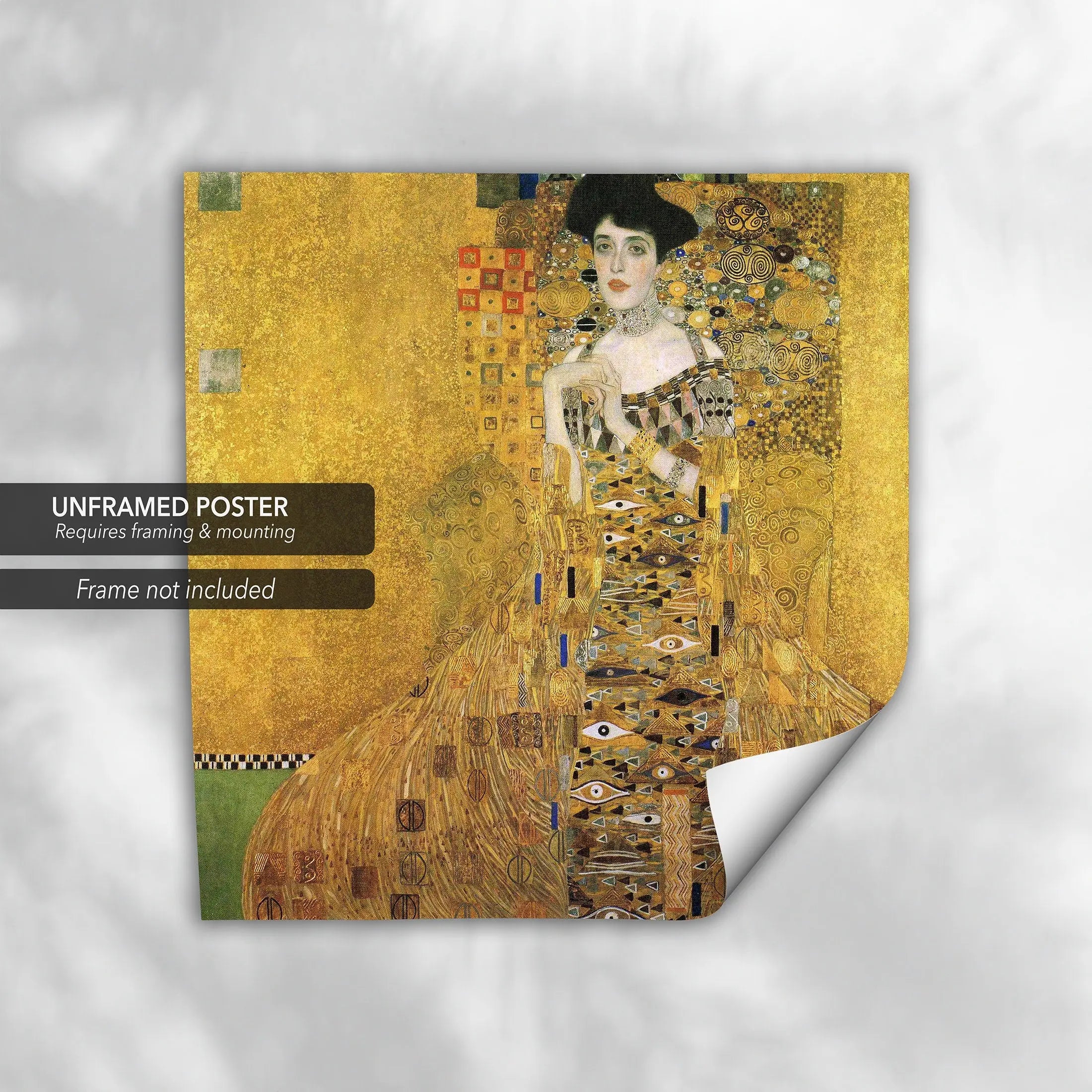 Gustav Klimt 'The Lady in Gold' Canvas Wall Art | Poster Print Canvastoria