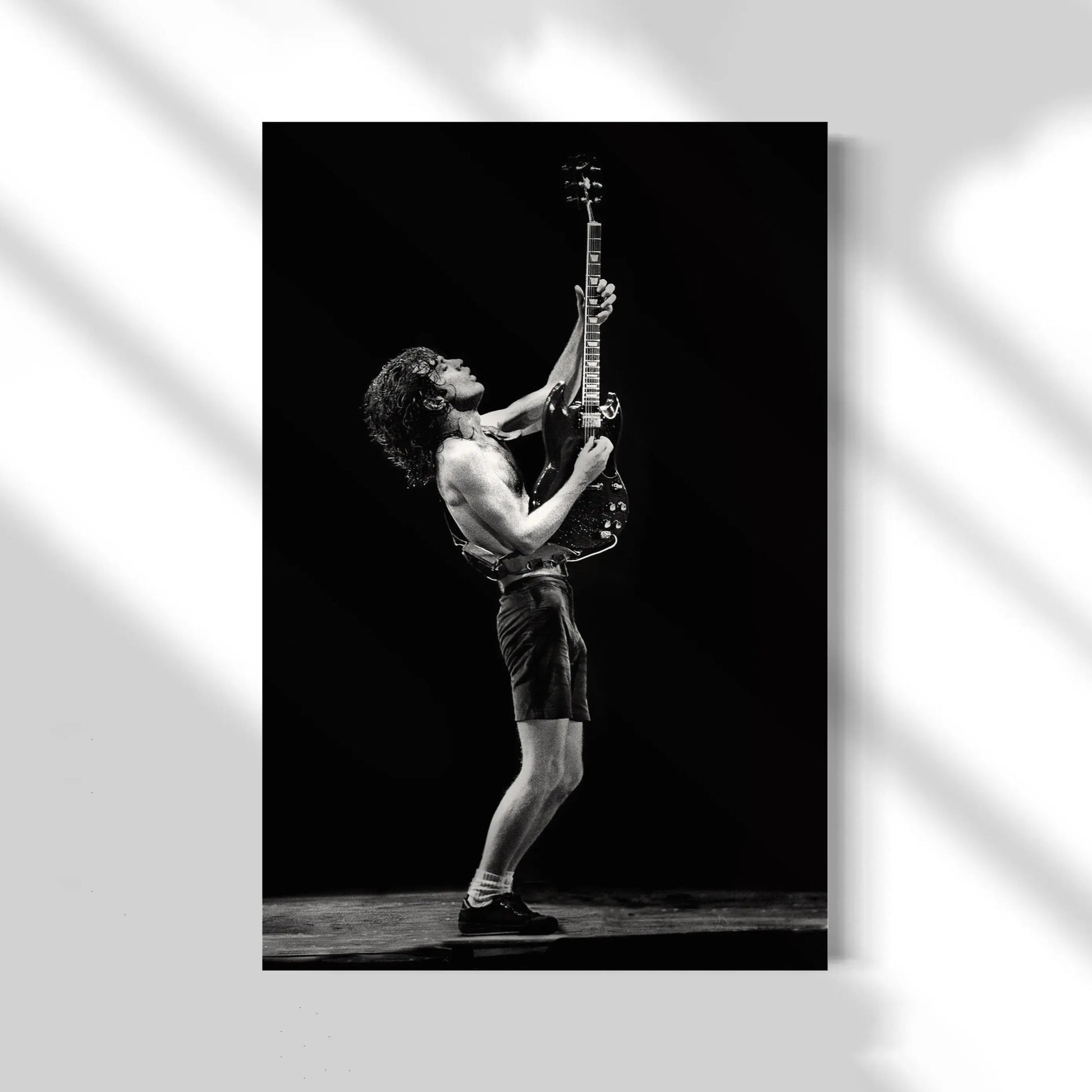Angus Young, AC/DC Canvas Wall Art | Poster Print Canvastoria