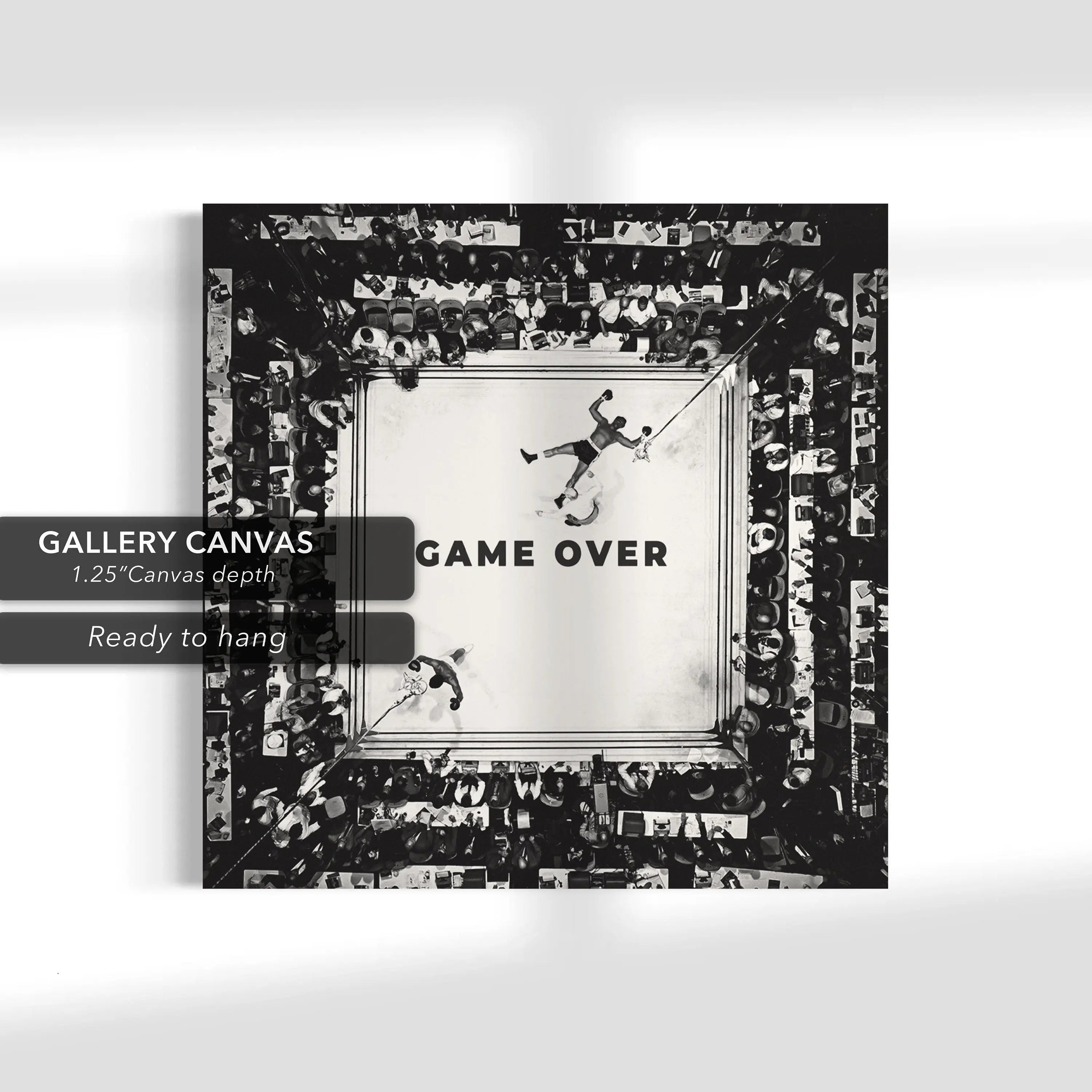 Muhammad Ali ‘Game Over’ Canvas Wall Art | Poster Print Canvastoria