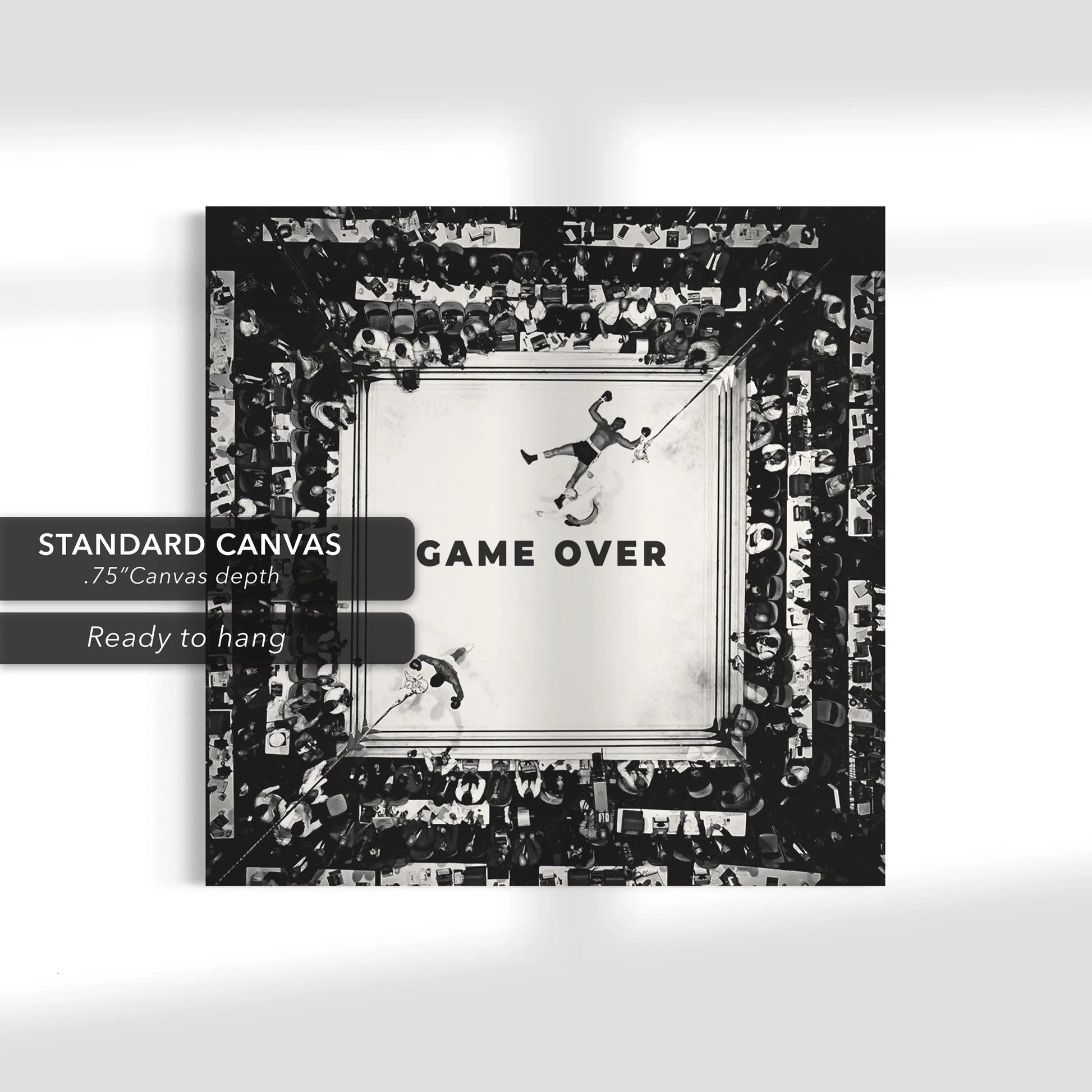 Muhammad Ali ‘Game Over’ Canvas Wall Art | Poster Print Canvastoria
