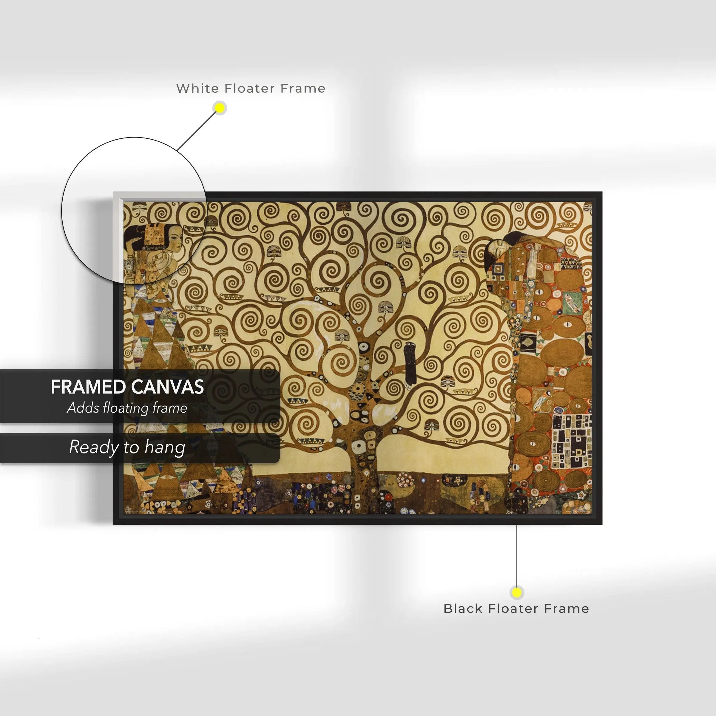 Gustav Klimt 'The Tree of Life' 1905 Canvas Wall Art | Poster Print Canvastoria
