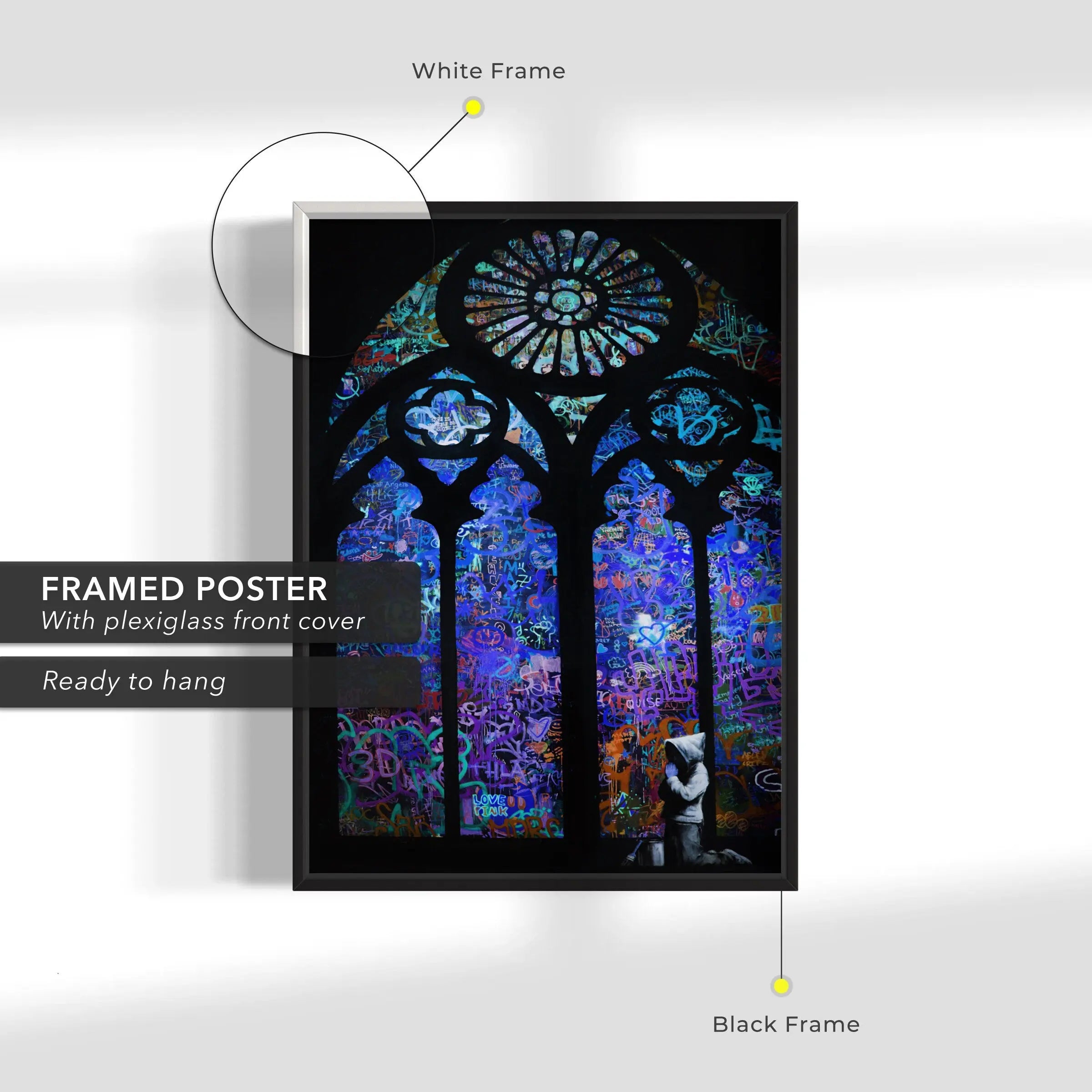 Urban Cathedral by Banksy Canvas Wall Art | Poster Print Canvastoria