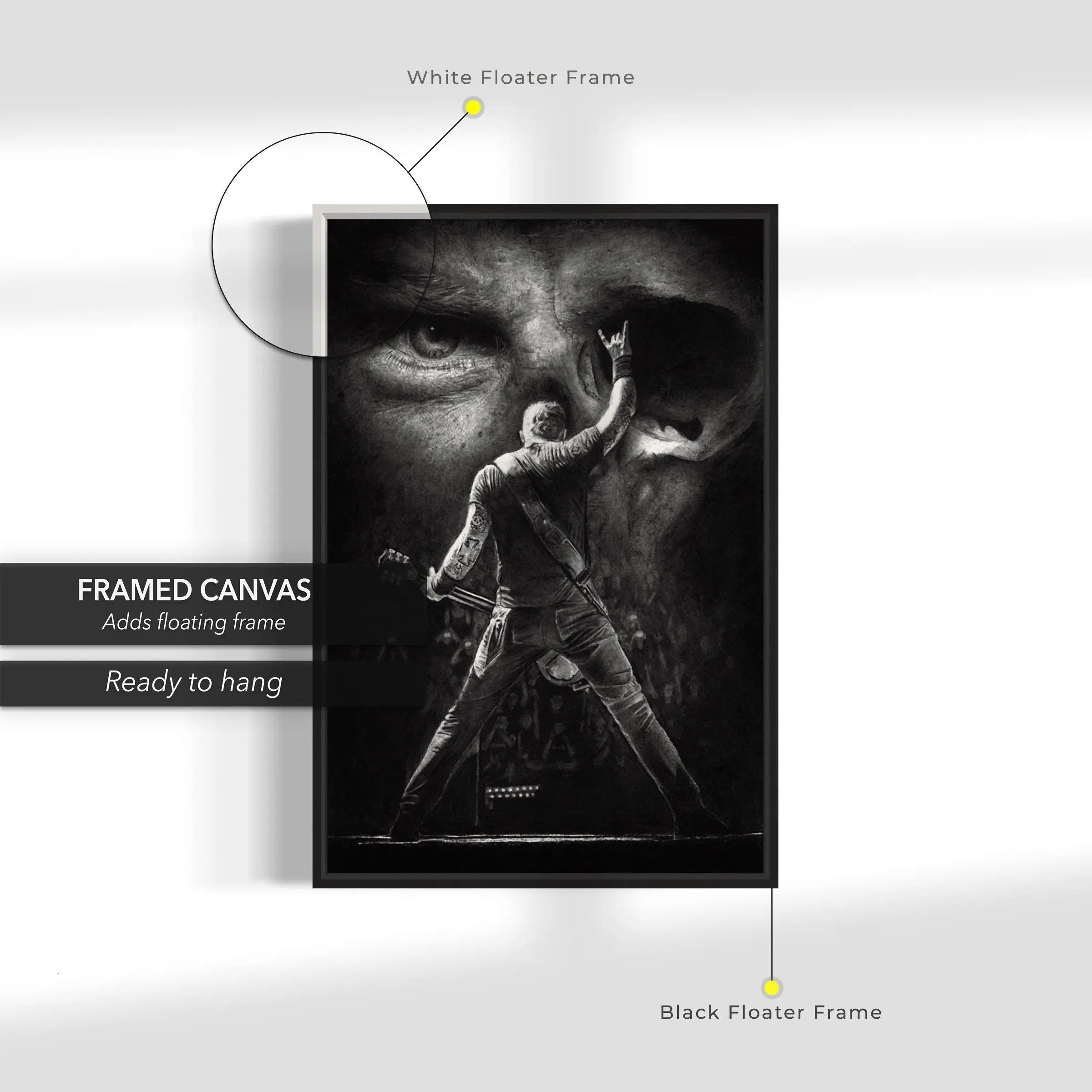 James Hetfield - Metallica Canvas Wall Art | Poster Print - Canvastoria