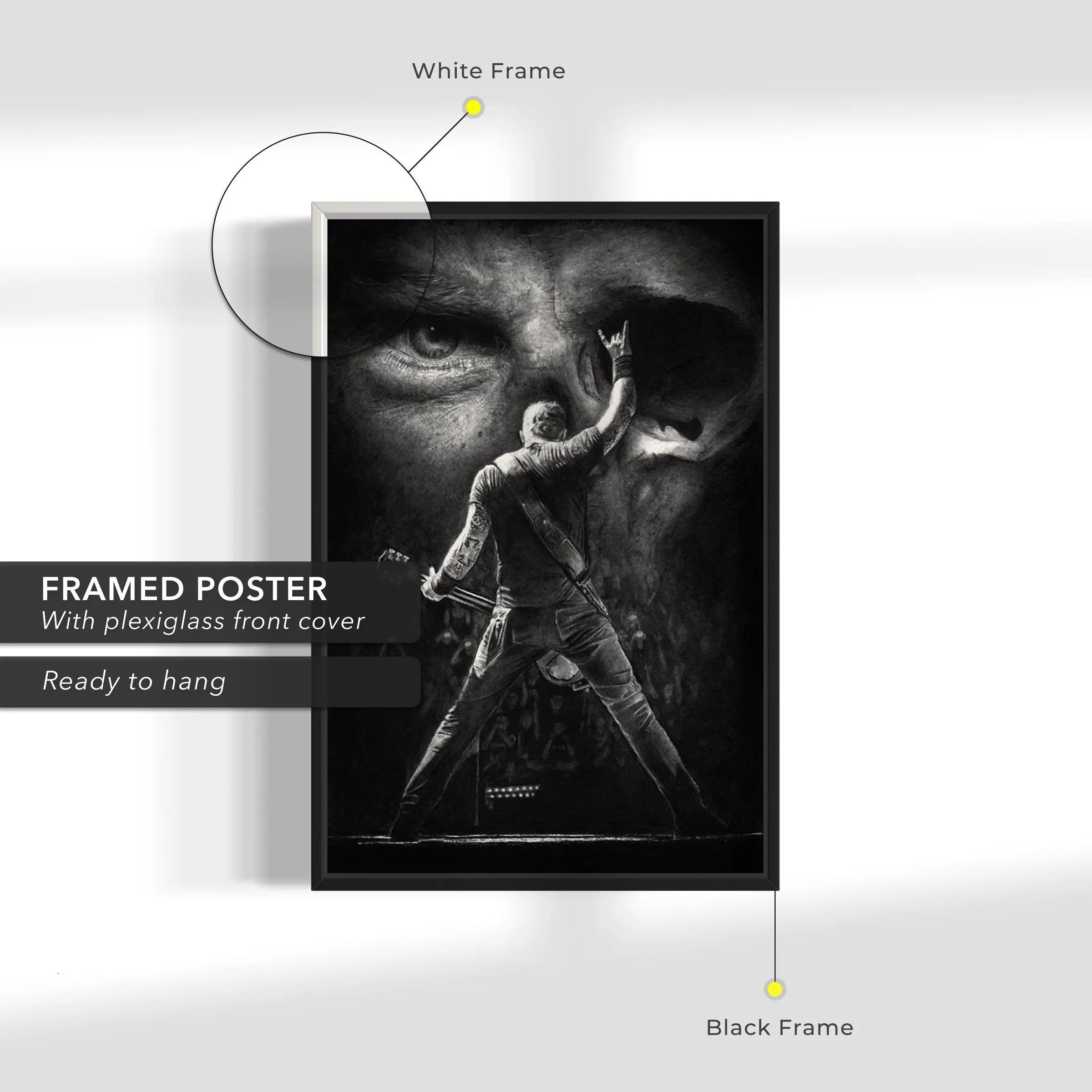 James Hetfield - Metallica Canvas Wall Art | Poster Print - Canvastoria