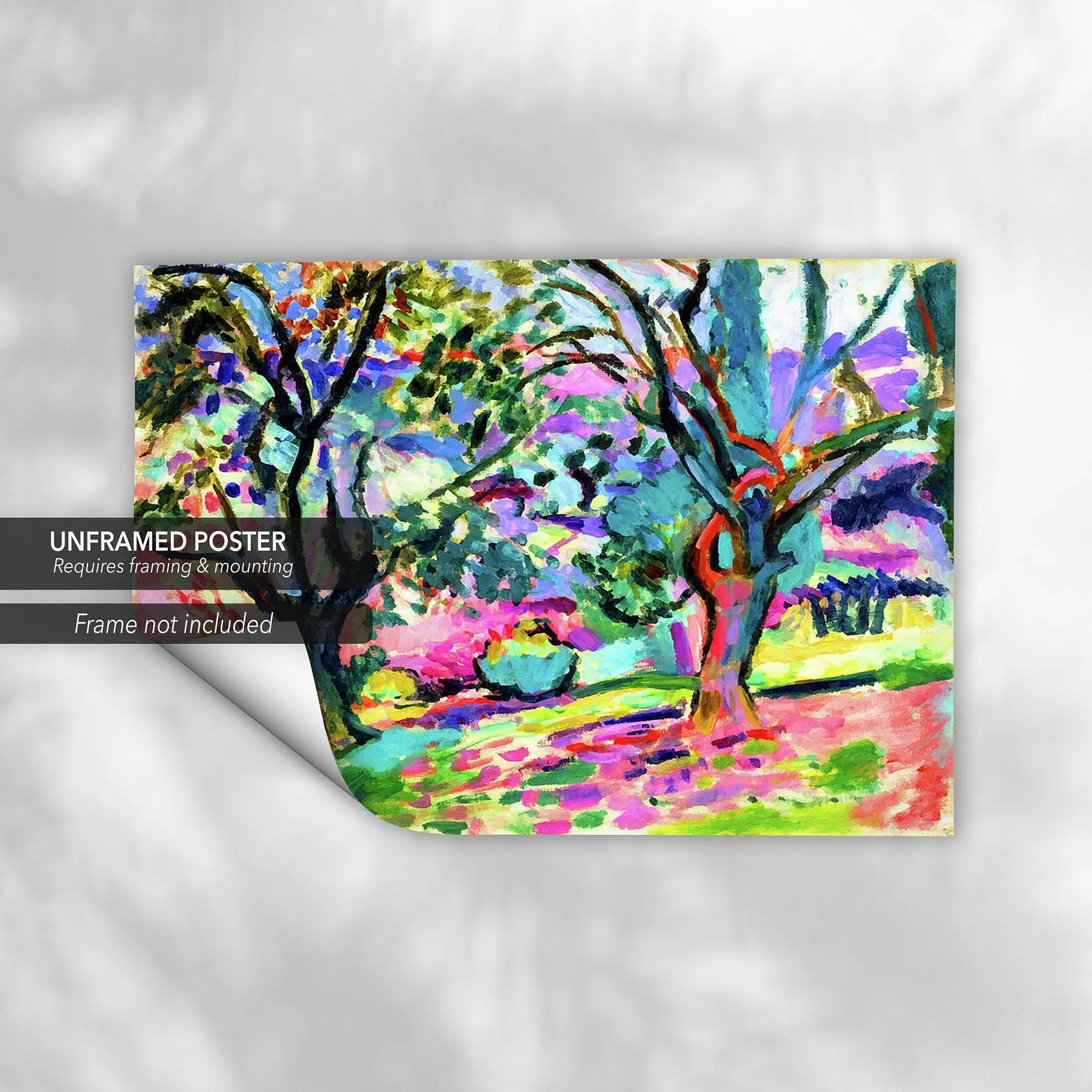 Henri Matisse 'Olive Trees at Collioure' 1905 Canvas Wall Art | Poster Print Canvastoria