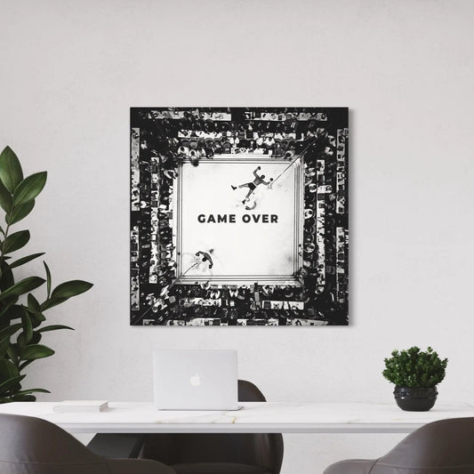 Muhammad Ali ‘Game Over’ Canvas Wall Art | Poster Print Canvastoria