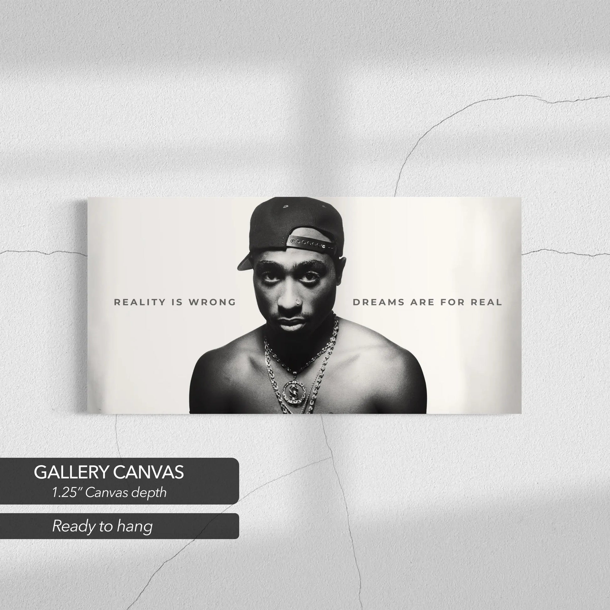 2PAC Reality Is Wrong Canvas Art | Poster Print - Canvastoria