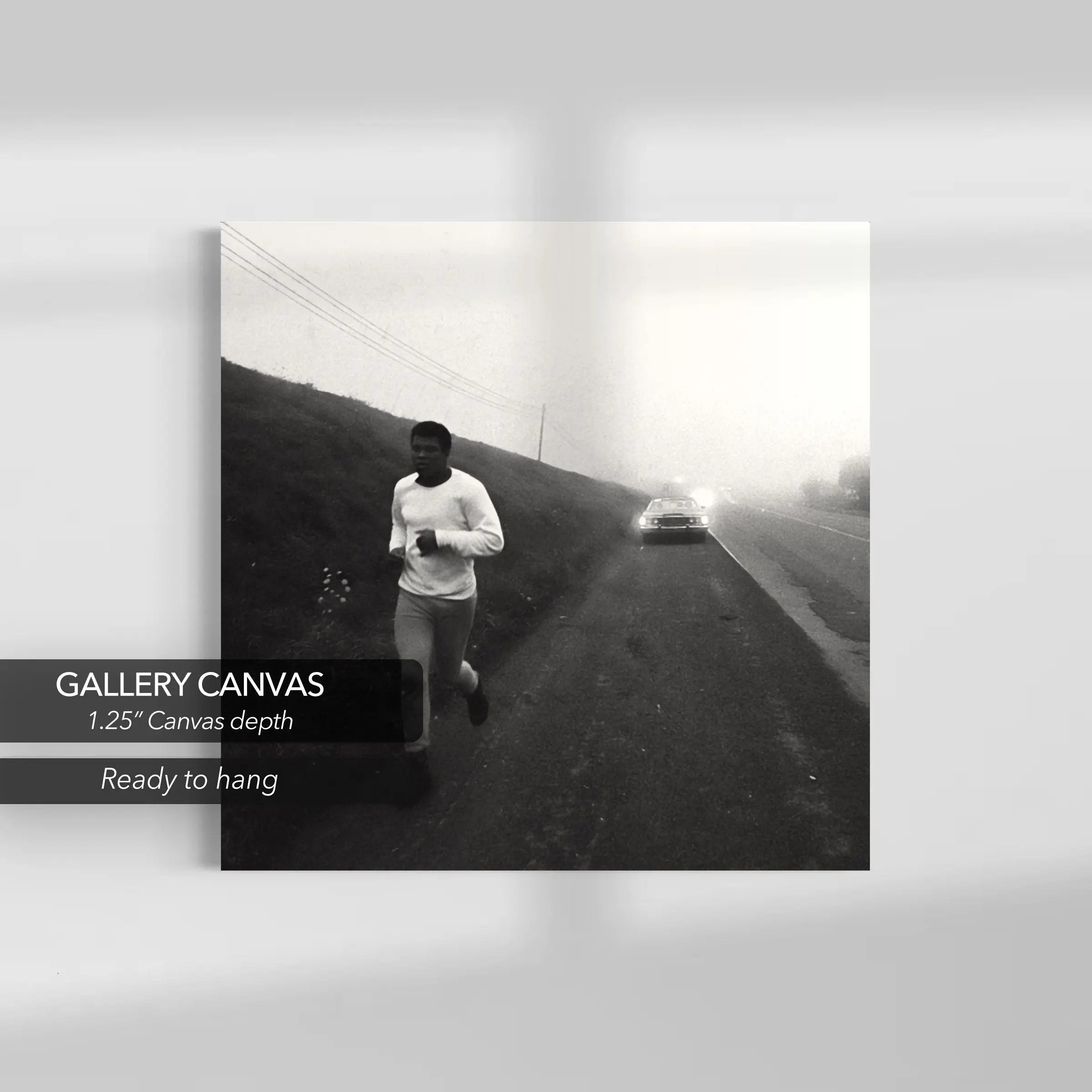 Muhammad Ali Running Canvas Art | Poster Print - Canvastoria