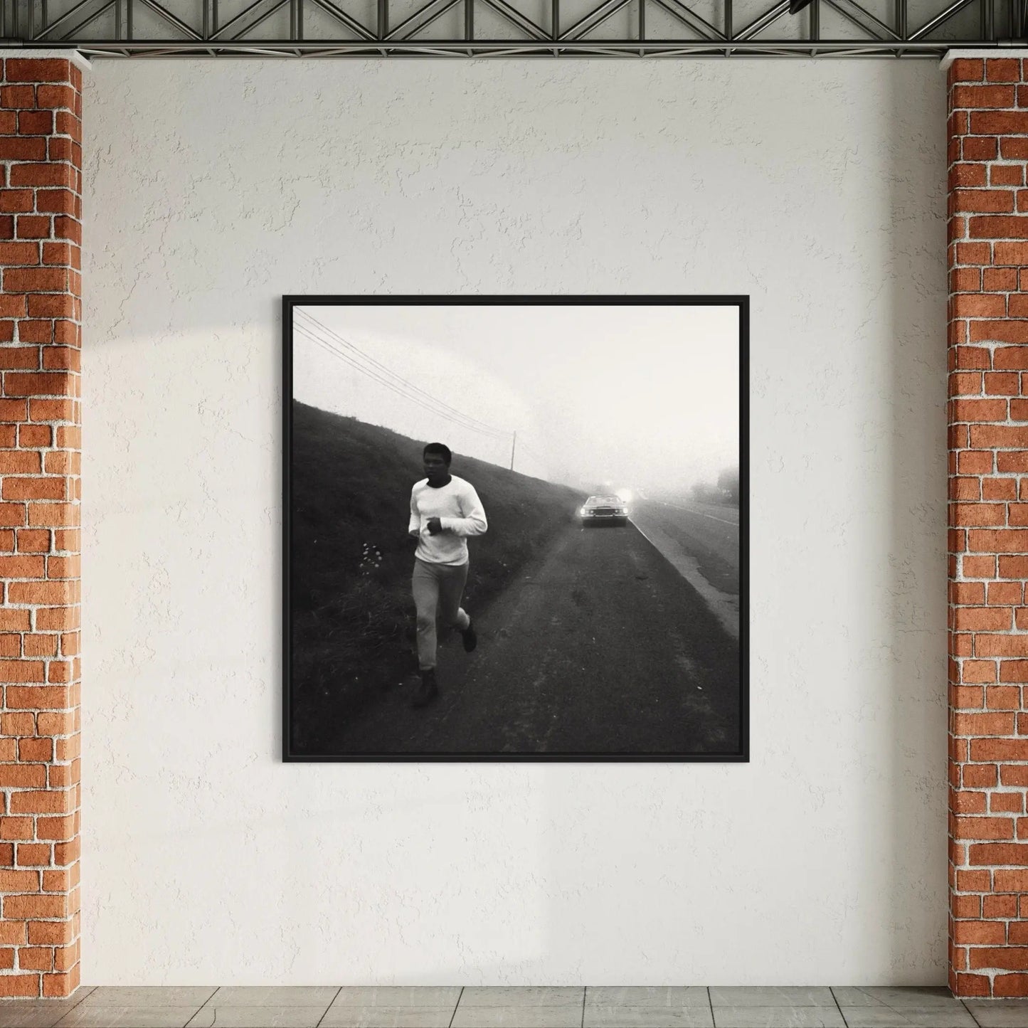 Muhammad Ali Running Canvas Art | Poster Print - Canvastoria
