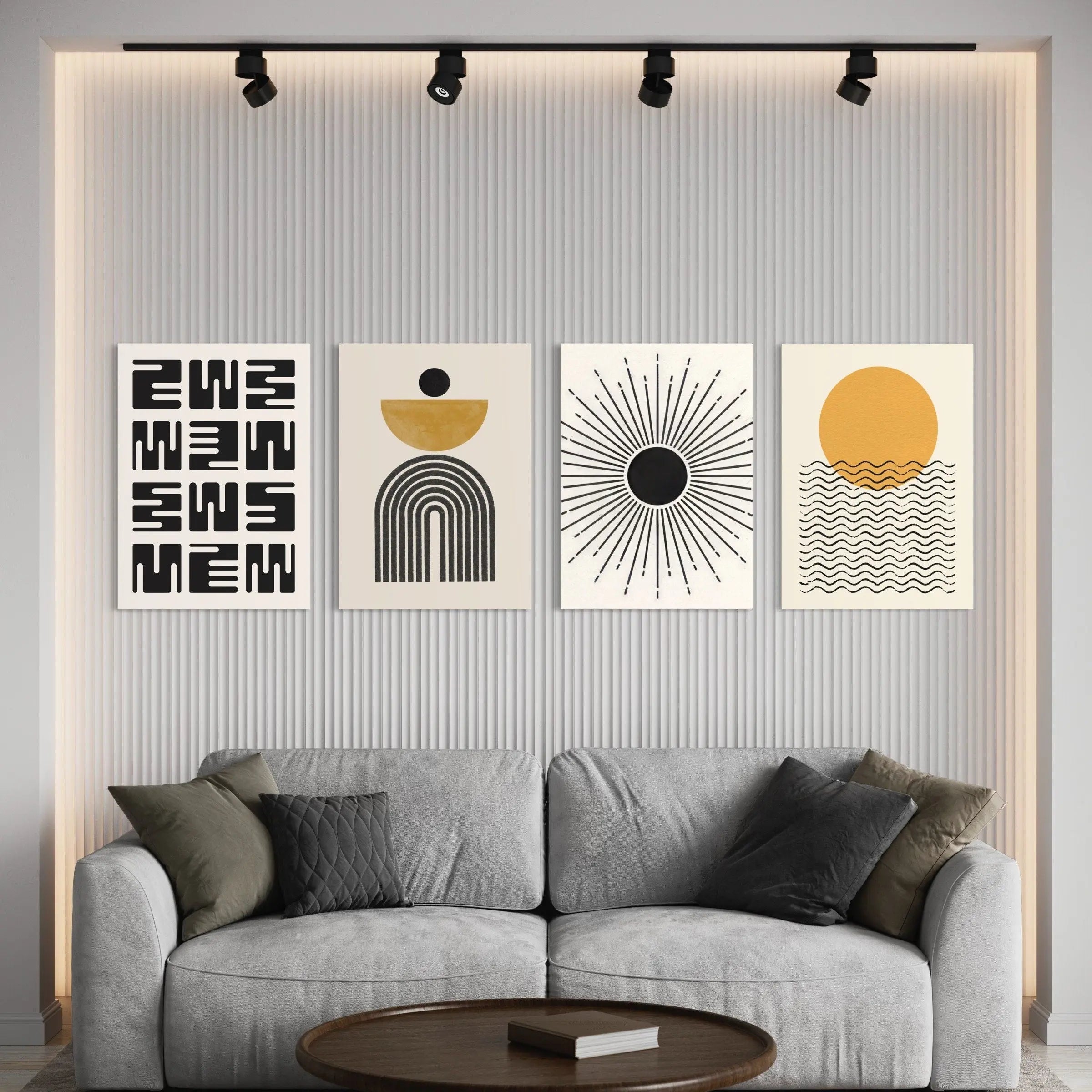 Diverse Art Set of 4 Canvas Art | Poster Prints - Canvastoria