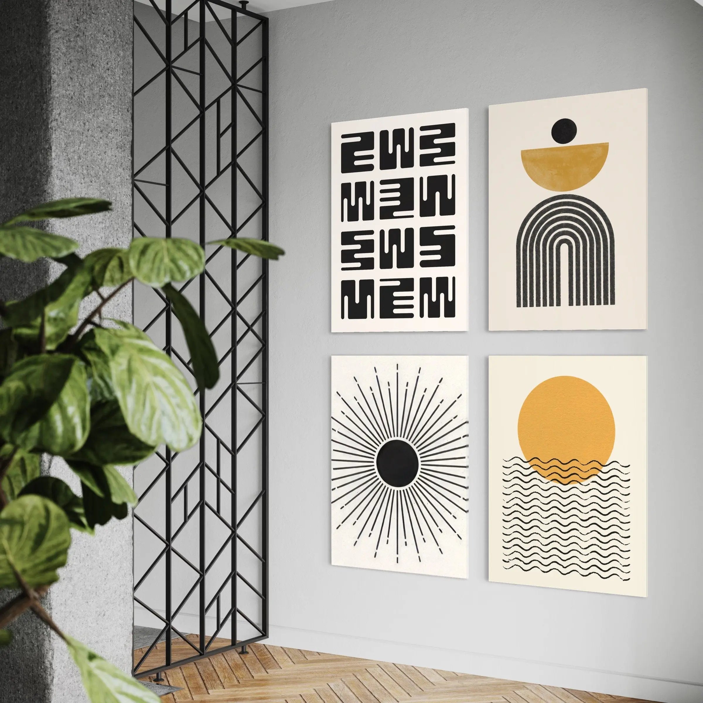 Diverse Art Set of 4 Canvas Art | Poster Prints - Canvastoria