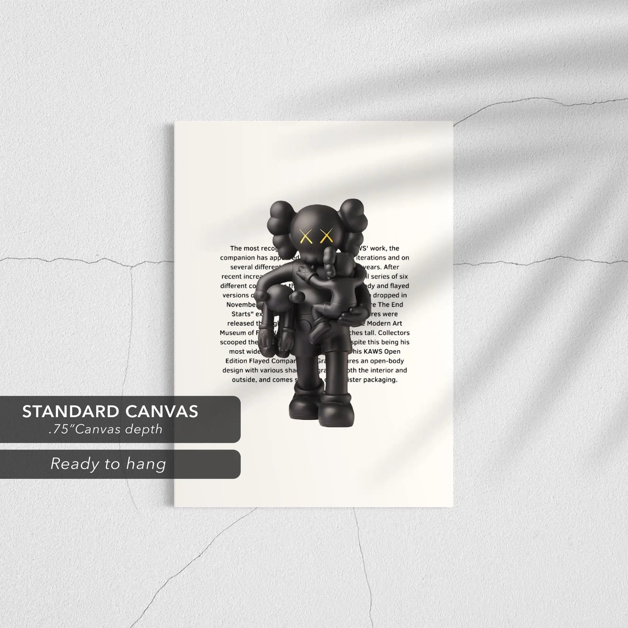 Kaws Clean Slate Figure Canvas Art | Poster Print - Canvastoria