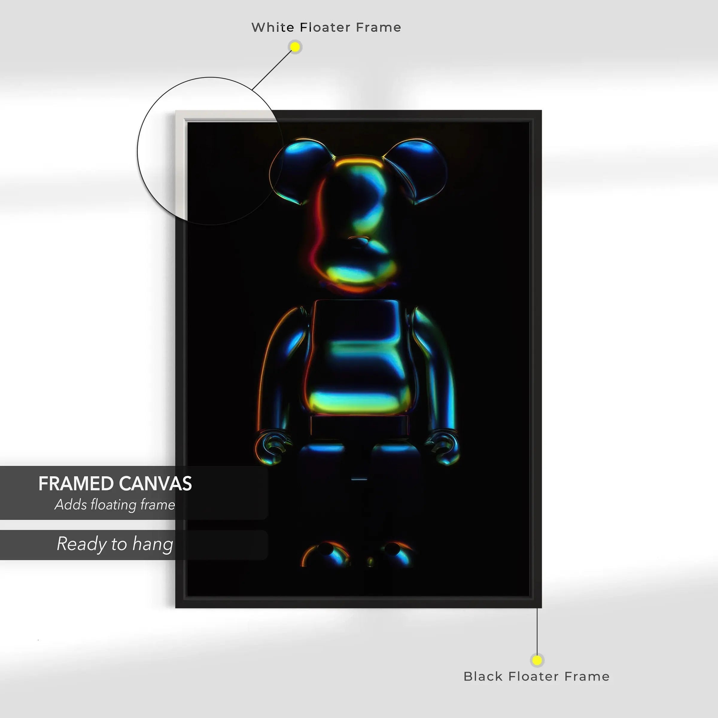 Orion Be@rbrick / Bearbrick Modern Canvas Art | Poster Print Canvastoria