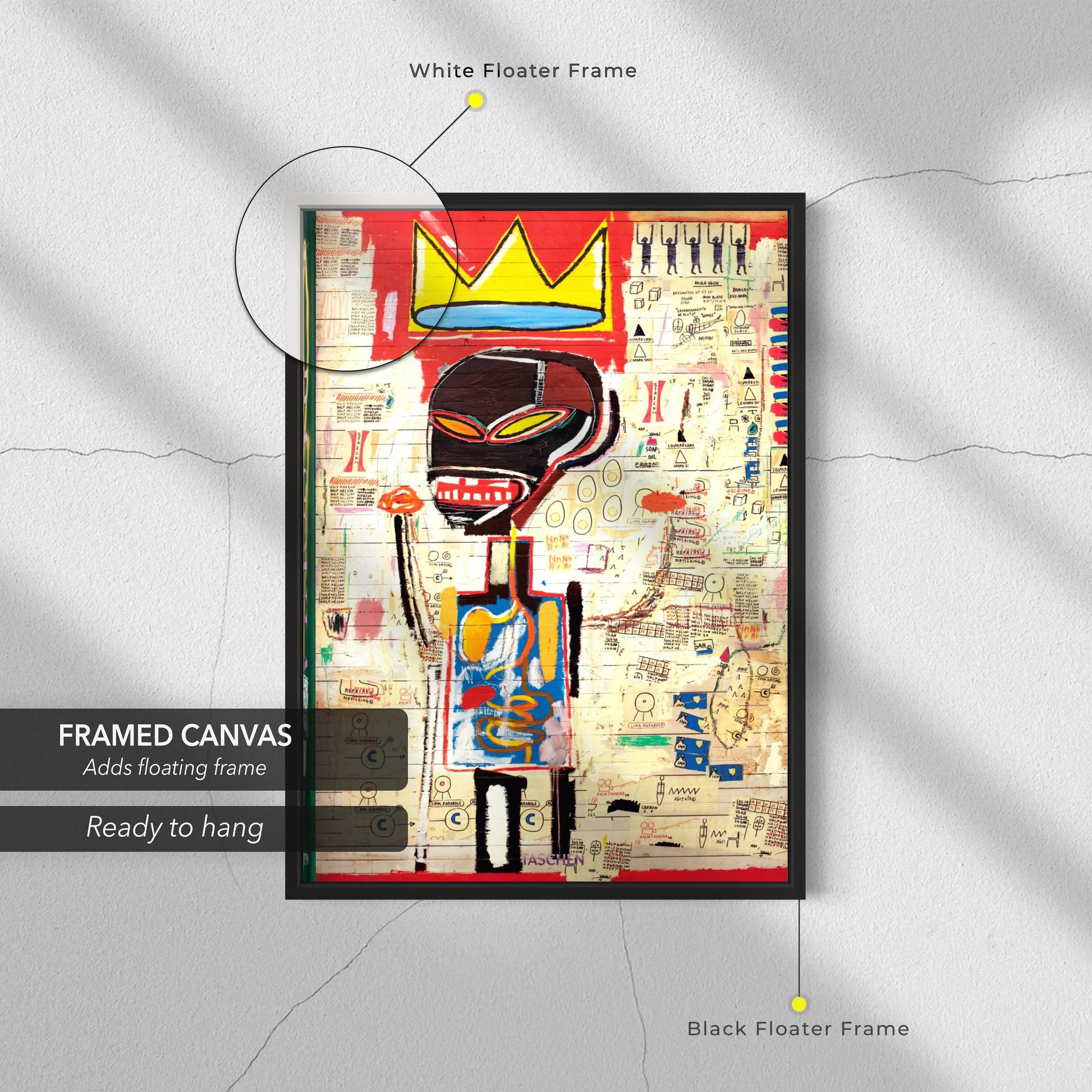 Basquiat 40th Edition Canvas Art | Poster Print Canvastoria