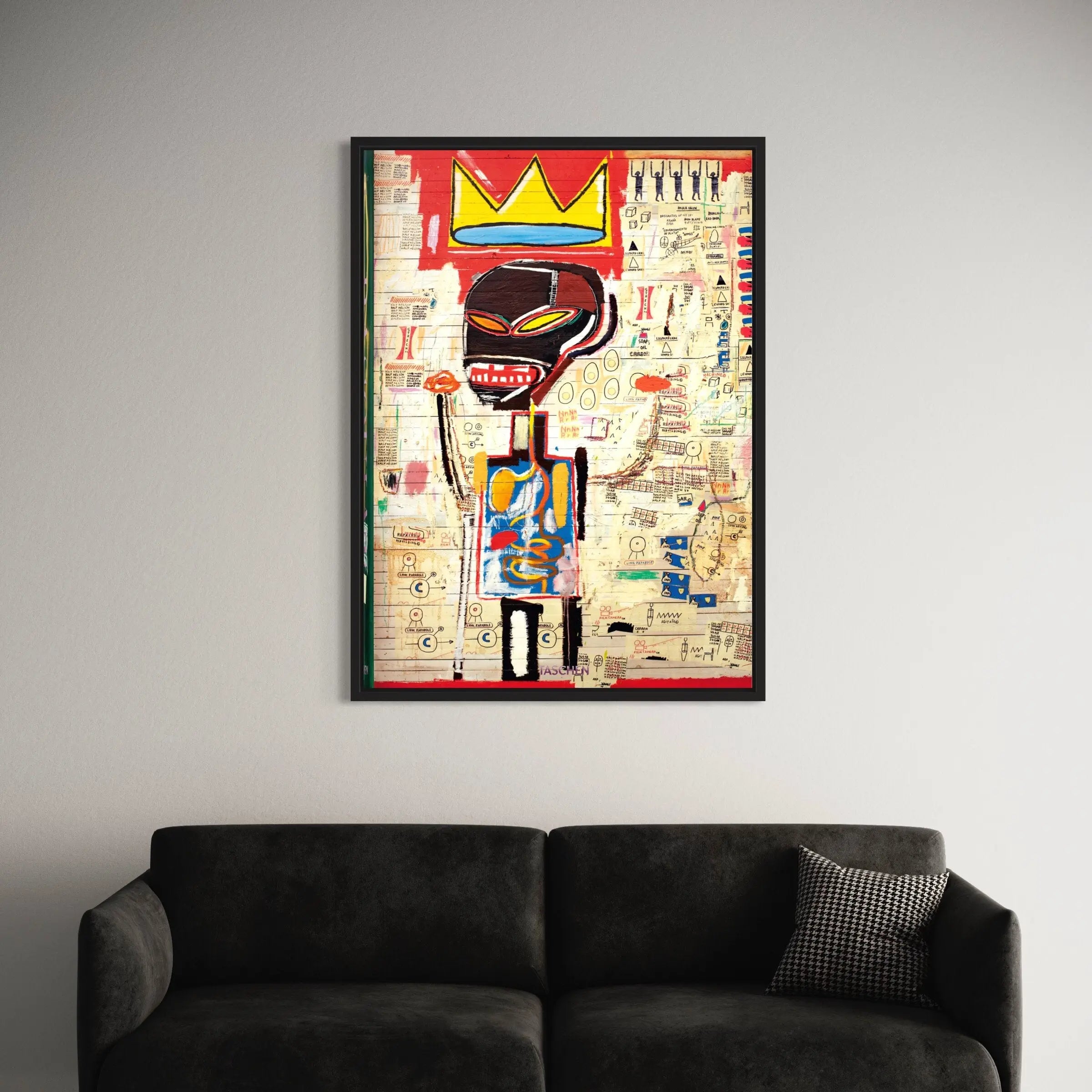 Basquiat 40th Edition Canvas Art | Poster Print Canvastoria