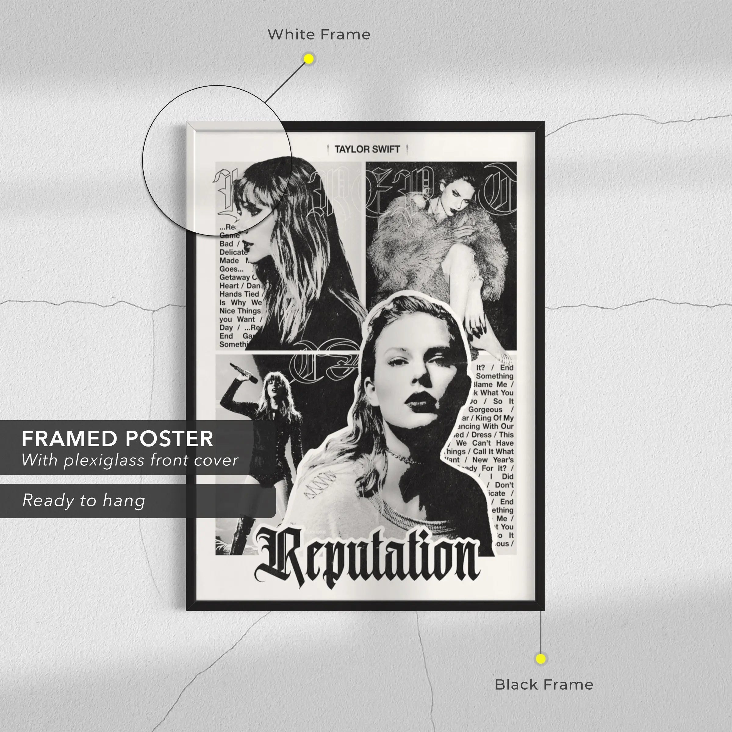 Taylor Swift Reputation ジクレー ポスター Infinity Panda TAYLOR SWIFT REPUTATION VECTOR POSTER ULTRA